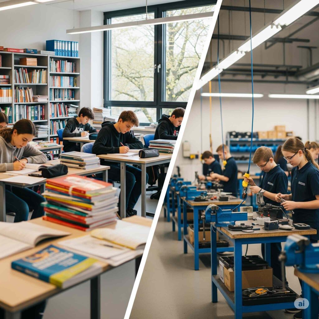 vocational training vs academic degrees India