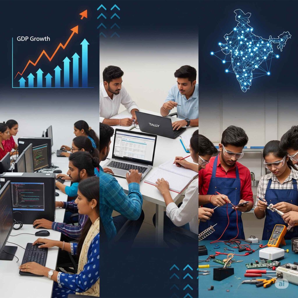 skill development economic growth India